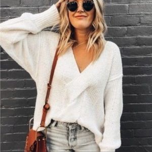 Free People Coco V-Neck Sweater
